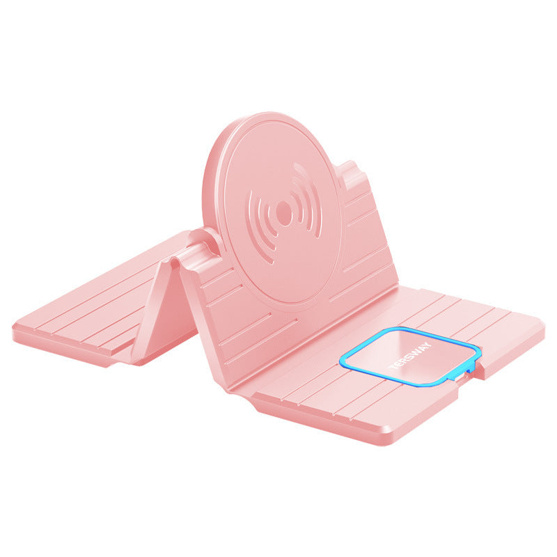 HKM-292627 Folding 10W Fast Wireless Charger with 7.5W Output and Type-C Interface