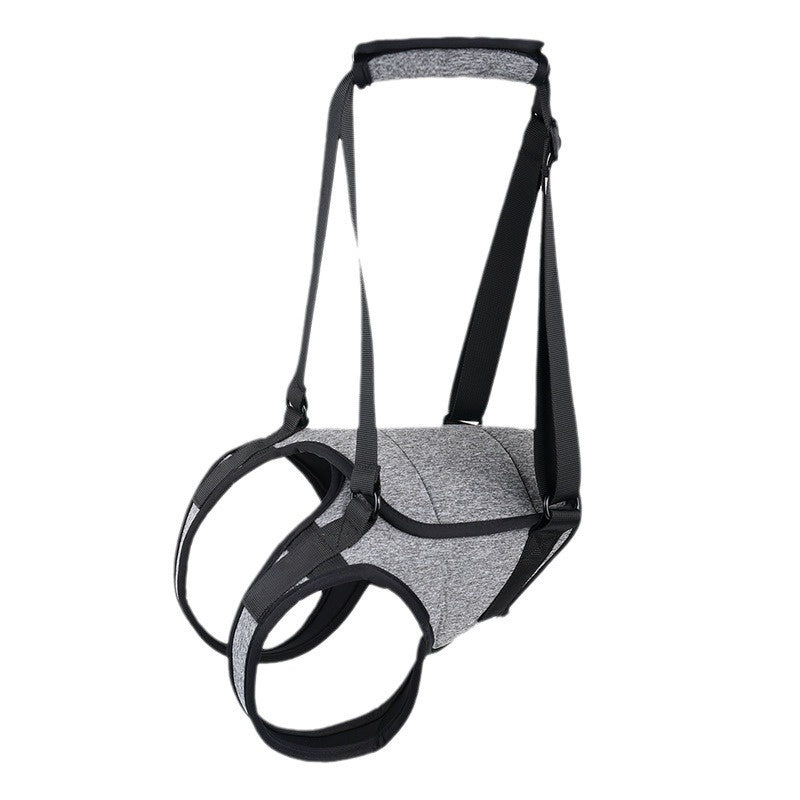HKM-2926397 Neoprene Recovery Belt for Injured Dog's Rear Leg - Adjustable Waist and Thigh Sizes