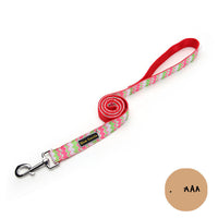 HKM-2926909 Colorful Wave Pattern Nylon Dog Leash - 120cm Long, Multiple Colors Available