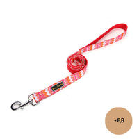 HKM-2926909 Colorful Wave Pattern Nylon Dog Leash - 120cm Long, Multiple Colors Available