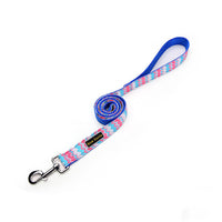 HKM-2926909 Colorful Wave Pattern Nylon Dog Leash - 120cm Long, Multiple Colors Available