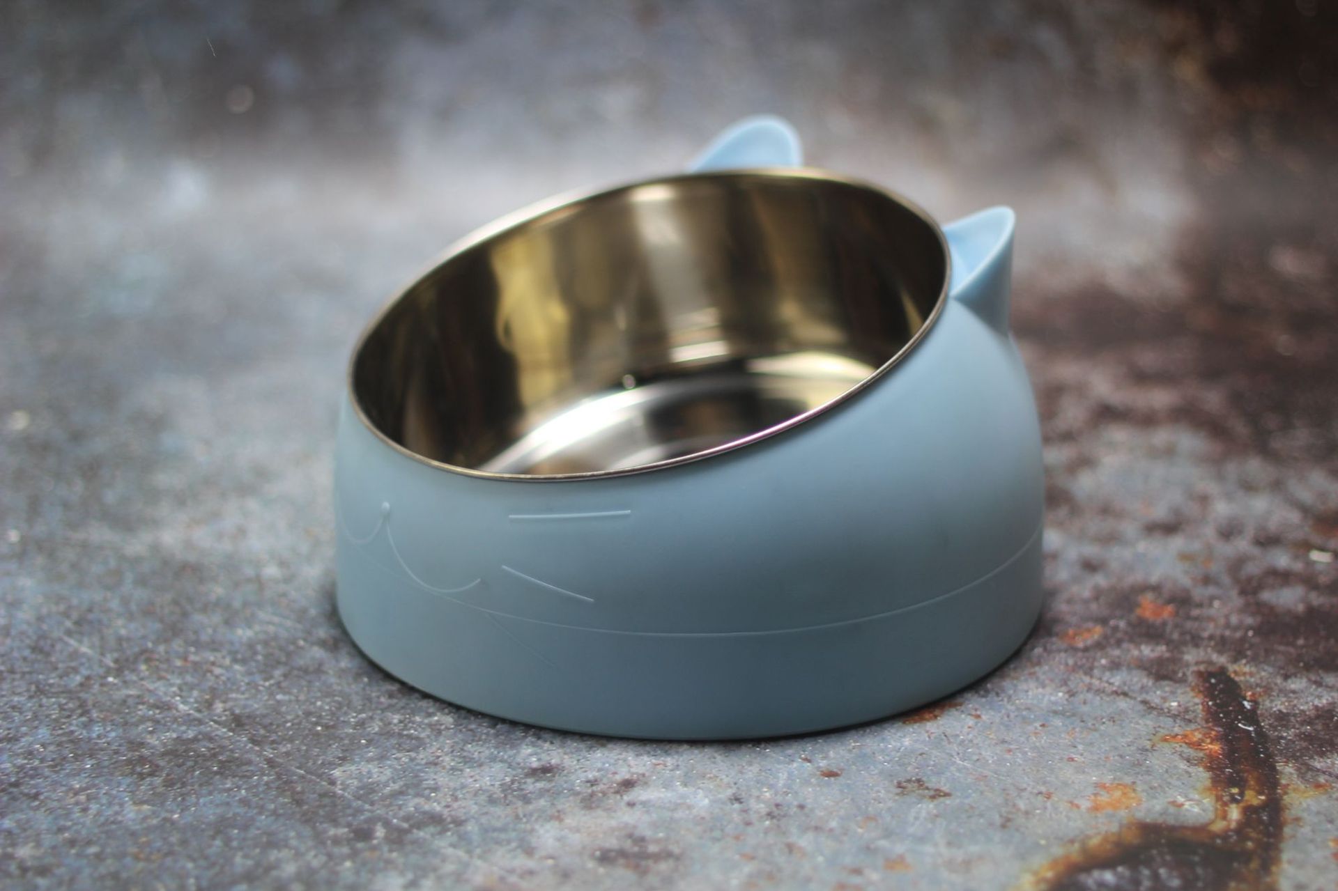 HKM-2927293 Elevated Oblique-Mouth Pet Bowl for Comfortable Eating and Easy Cleaning