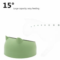 HKM-2927293 Elevated Oblique-Mouth Pet Bowl for Comfortable Eating and Easy Cleaning
