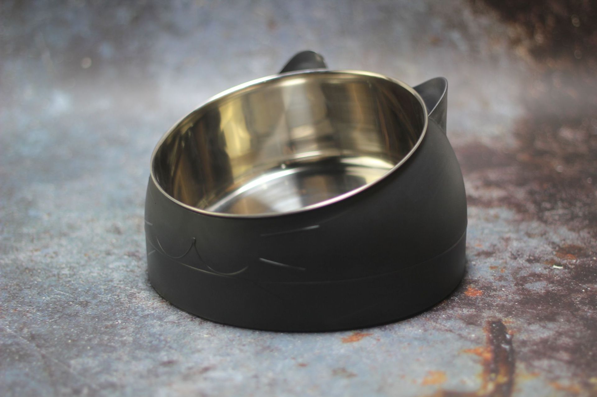 HKM-2927293 Elevated Oblique-Mouth Pet Bowl for Comfortable Eating and Easy Cleaning