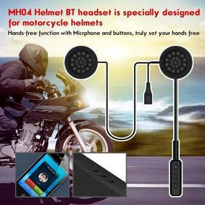 HKM-292755 Bluetooth Motorcycle Helmet Headset with Hands-free Microphone and Music Streaming
