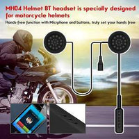 HKM-292755 Bluetooth Motorcycle Helmet Headset with Hands-free Microphone and Music Streaming