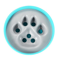 HKM-2927933 Interactive Puzzle Dog Bowl for Cats and Dogs - 21cm Diameter, Blue or Orange Color