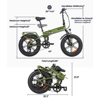 HKM-292883 20 Inch 7 Speed Folding Bicycle with Aluminum Alloy Frame and Disc Brakes
