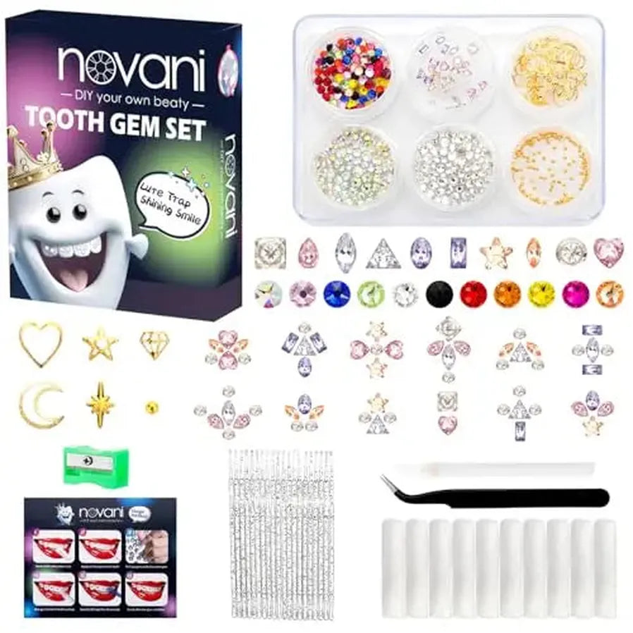 HKM-292883 Fashionable Tooth Gems for Dental Decoration - Crystal Teeth Jewelry Ornaments