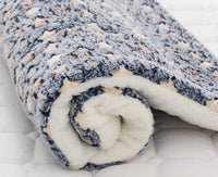 HKM-2928957 Padded Flannel Dog Mat for Comfort and Warmth in Various Cute Patterns