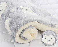 HKM-2928957 Padded Flannel Dog Mat for Comfort and Warmth in Various Cute Patterns
