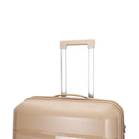 HKM-292947 Durable PP Shell Carry-On Trolley Luggage Set in 20", 24", and 28" Sizes for Outdoor Travel