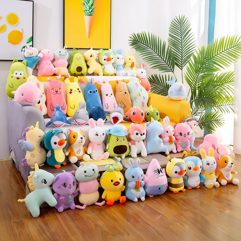 HKM-293011 25cm Soft Cartoon Plush Toy for Small Animals - Perfect Gift for Children