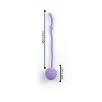 HKM-2930365 Interactive Cat Toy Ball with Rope and Bell for Kittens
