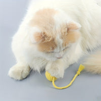 HKM-2930365 Interactive Cat Toy Ball with Rope and Bell for Kittens