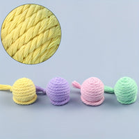 HKM-2930365 Interactive Cat Toy Ball with Rope and Bell for Kittens