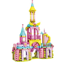 HKM-293139 3D Princess Castle Puzzle Toy for Kids - 370 Pieces Educational Building Set