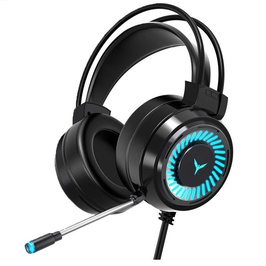 HKM-293267 Wired 7.1 Channel Gaming Headphones with Noise-Cancelling Microphone for PC and Notebook