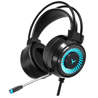 HKM-293267 Wired 7.1 Channel Gaming Headphones with Noise-Cancelling Microphone for PC and Notebook