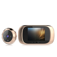 HKM-293395 Intelligent Visual Cat Eye Door Mirror with Infrared Night Vision and Photo Function, 2.8-Inch LCD Display