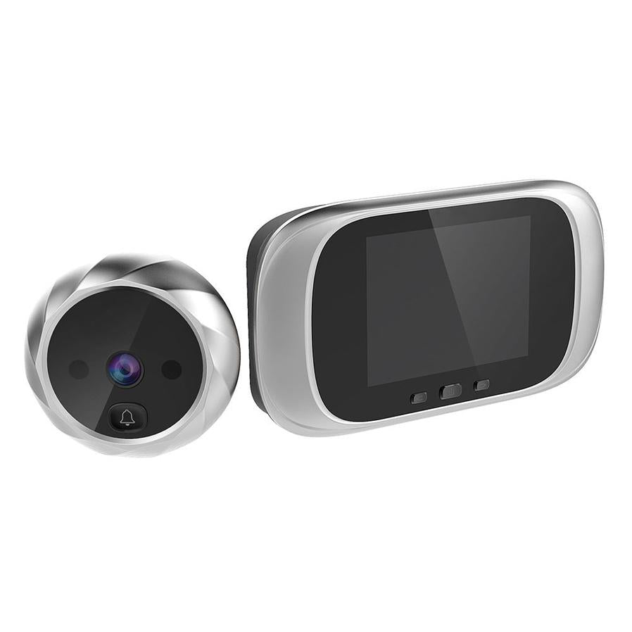 HKM-293395 Intelligent Visual Cat Eye Door Mirror with Infrared Night Vision and Photo Function, 2.8-Inch LCD Display