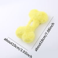 HKM-2936125 Interactive Love Bone Plush Dog Toy for Dental Health and Chewing Fun