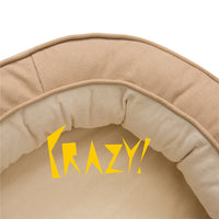 HKM-2936893 Orthopedic Waterproof Dog Kennel - Removable & Washable for All Seasons, Available in Khaki (M, L, XL)