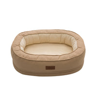 HKM-2936893 Orthopedic Waterproof Dog Kennel - Removable & Washable for All Seasons, Available in Khaki (M, L, XL)