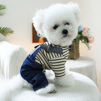 HKM-2937277 Heart-Shaped Vintage Dog Suspender Pants for Small to Extra Large Pets