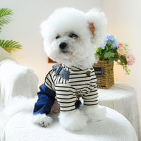 HKM-2937277 Heart-Shaped Vintage Dog Suspender Pants for Small to Extra Large Pets