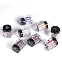 HKM-293779 Polarized Diamond Eyeshadow Powder - 8 Vibrant Colors Including Purple, Gold, Green, and More