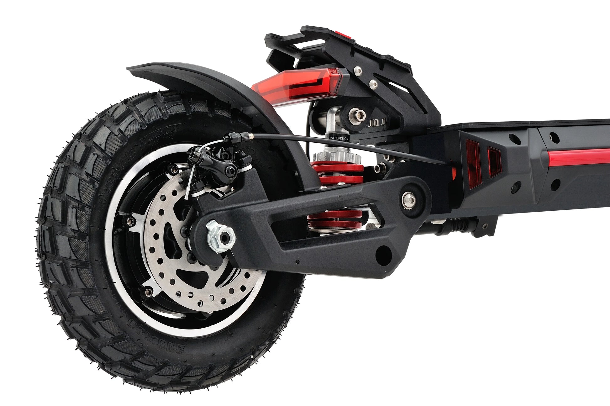 HKM-293907 10 Inch Dual Motor Electric Scooter with 30-50 Km/h Speed and 30-40 KM Range, Foldable Design, Available in Red and Blue