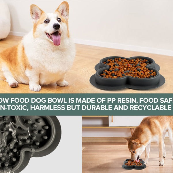 HKM-2940093 Silicone Non-Slip Pet Licking Pad for Dogs and Cats - Slow Feeding Bowl Mat, 19cm x 21cm