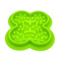 HKM-2940093 Silicone Non-Slip Pet Licking Pad for Dogs and Cats - Slow Feeding Bowl Mat, 19cm x 21cm