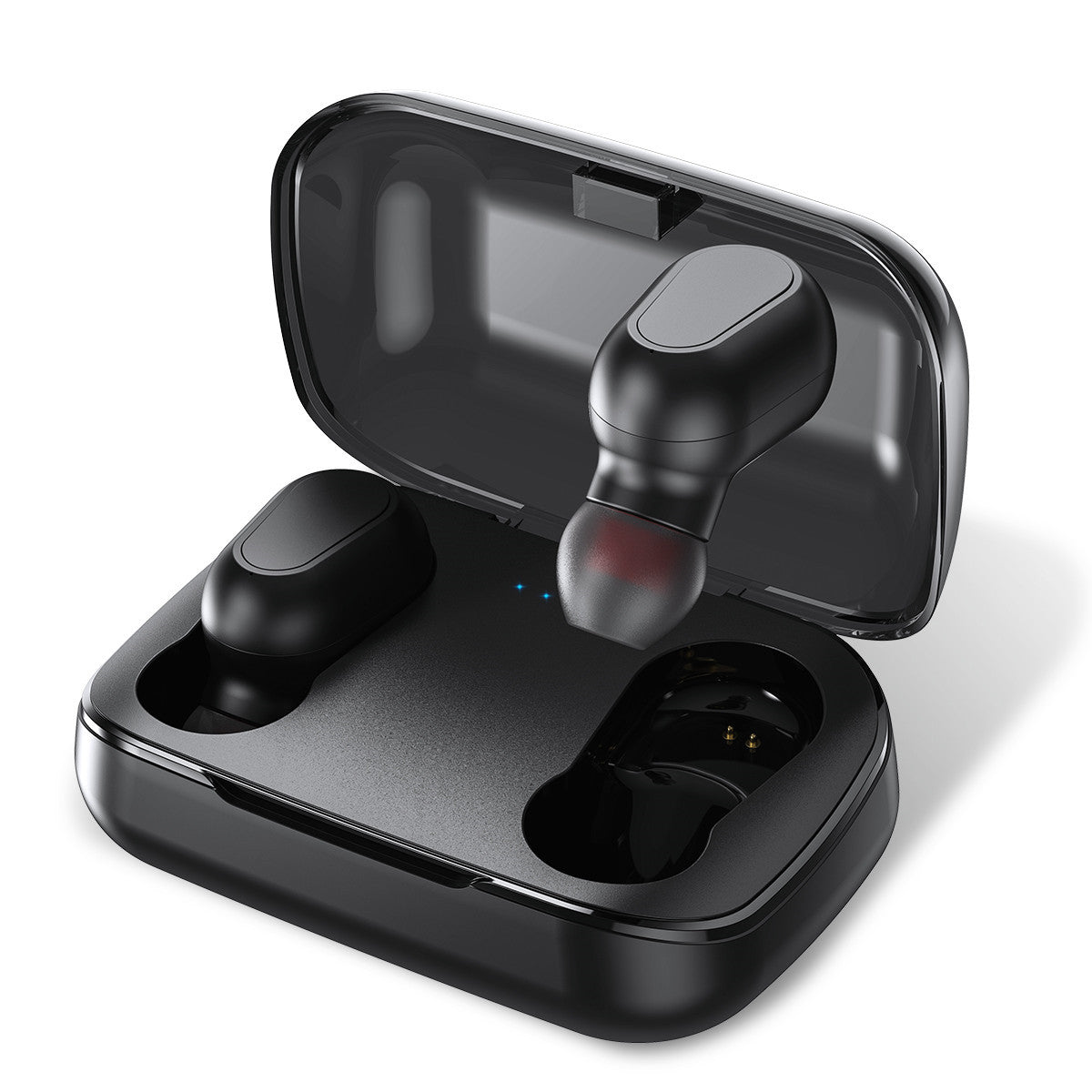 HKM-294035 Mini Bluetooth Wireless Earbuds F22 with IPX5 Waterproof Rating and Built-in Microphone
