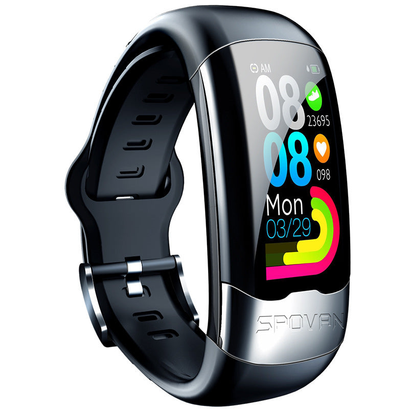 HKM-294227 ECG Monitoring Bracelet with 1.14 Inch Display and 10-Day Battery Life, USB Charging, Waterproof IP67