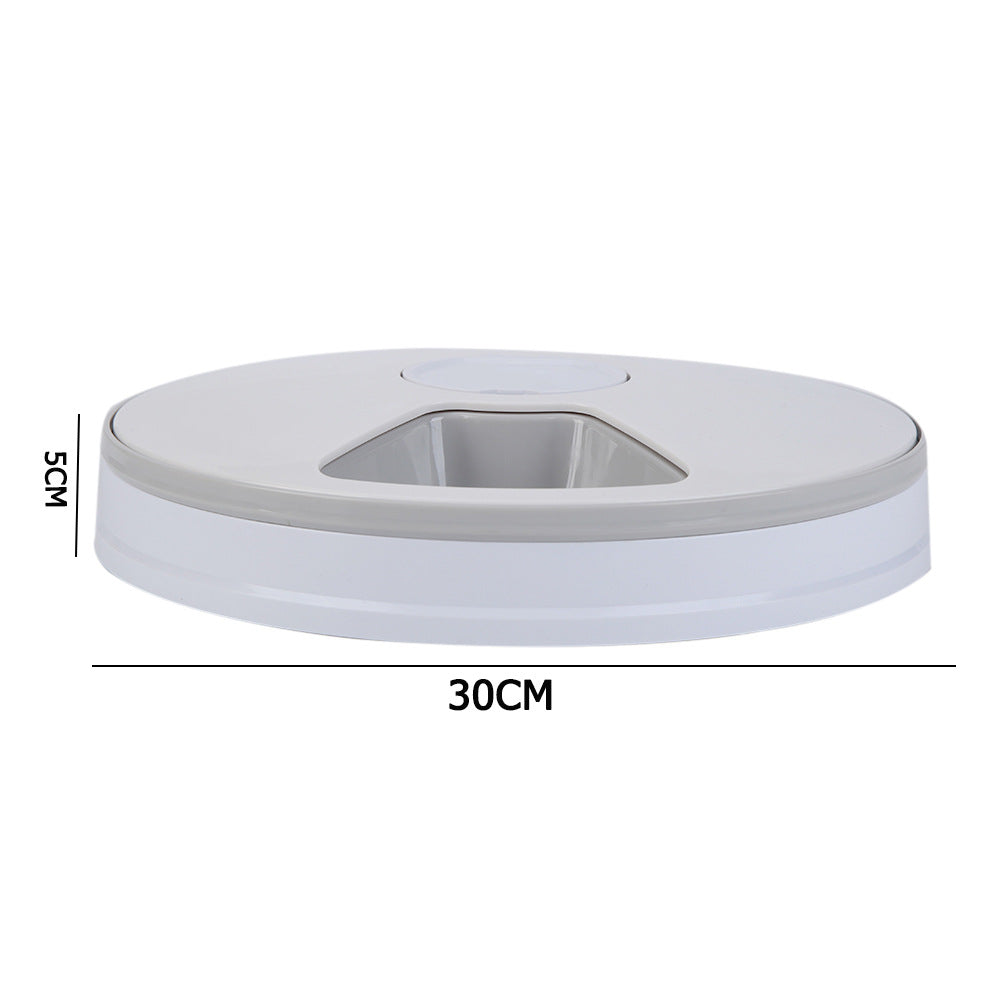 HKM-2942397 Automated Six-Meal Electric Cat and Dog Feeder with Timer and Music Reminder