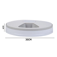 HKM-2942397 Automated Six-Meal Electric Cat and Dog Feeder with Timer and Music Reminder