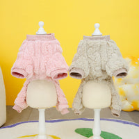 HKM-2944189 Cozy Arctic Twist Fleece Dog Jacket for All Sizes