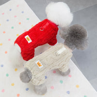 HKM-2944189 Cozy Arctic Twist Fleece Dog Jacket for All Sizes