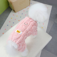 HKM-2944189 Cozy Arctic Twist Fleece Dog Jacket for All Sizes