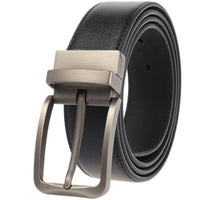 HKM-294419 Rotatable Classic Pin Buckle Leather Belt for Men - Model LY35-ZZ4020-3