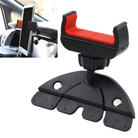 HKM-294419 Universal CD Slot Phone Holder for Vehicles - Compatible with 5.5-8.3cm Width Smartphones and Includes Clip