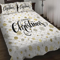 HKM-294547 Christmas Limited Edition 3-Piece Soft Microfiber Bedding Set with Quilt and Pillowcases in Multiple Sizes