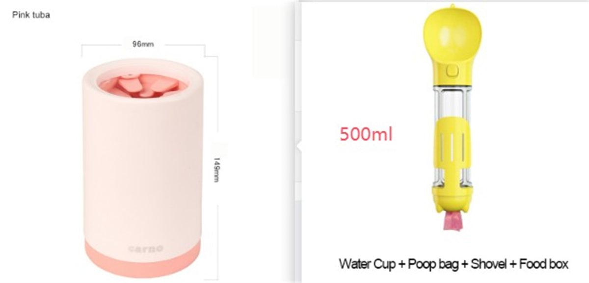 HKM-2946237 Pet Foot Washing Cup for Easy Cleaning - Available in Small and Large Sizes