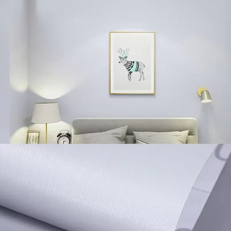 HKM-294739 Modern Striped PVC Waterproof Wallpaper Roll for Bedroom and Hotel Use