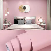 HKM-294739 Modern Striped PVC Waterproof Wallpaper Roll for Bedroom and Hotel Use