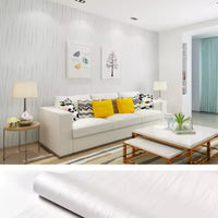 HKM-294739 Modern Striped PVC Waterproof Wallpaper Roll for Bedroom and Hotel Use