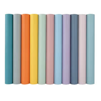 HKM-294739 Modern Striped PVC Waterproof Wallpaper Roll for Bedroom and Hotel Use