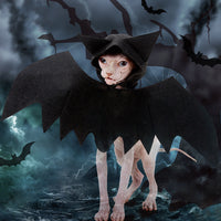 HKM-2948541 Halloween Pet Bat Wings for Cats and Dogs - Soft Felt Cloth Costume, Available in Multiple Sizes